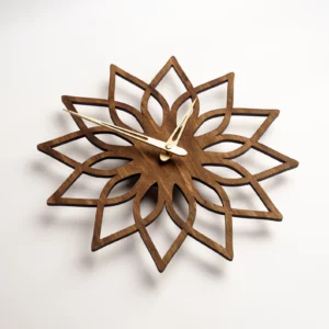 Handmade Mandala Wooden Wall Clock